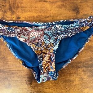 Bar III Multicolor Patterned Bikini Bottom